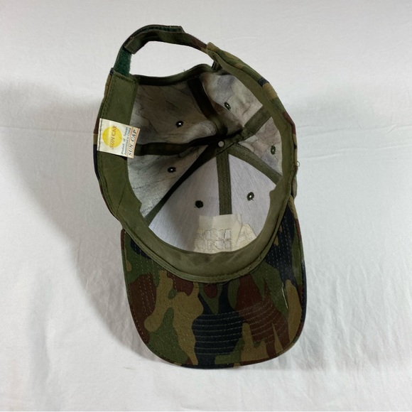 Vintage Sun Cap ABB University Camo Cap Unisex College Hat baseball cap - Picture 4 of 5